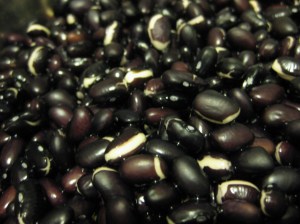 Black turtle beans.