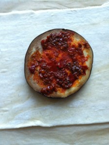 Eggplant and harissa is an amazing combination.