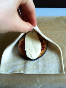 Wrapping the parcel.